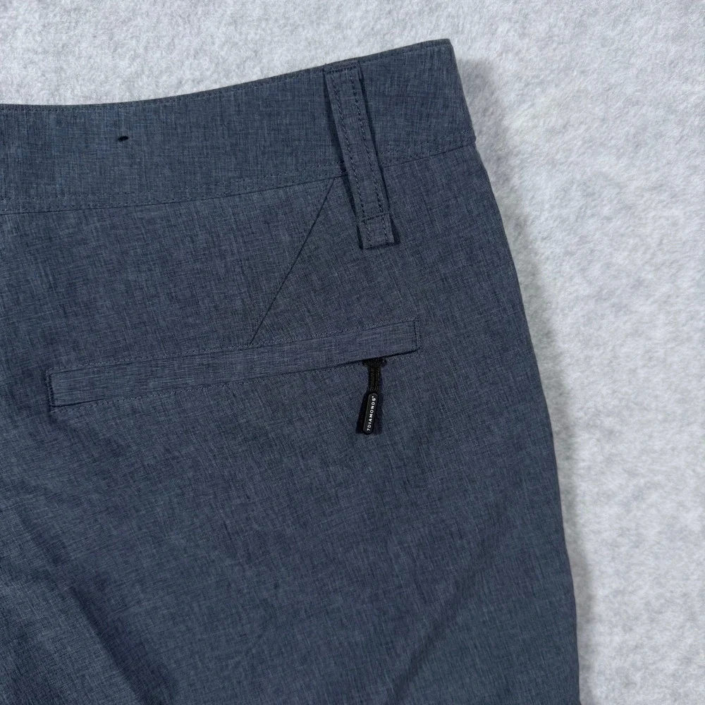 7 Diamonds Aeroplane Performance Shorts Mens 29 Navy Blue Heather Stretch NWT